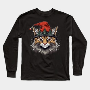 American Bobcat Christmas Long Sleeve T-Shirt